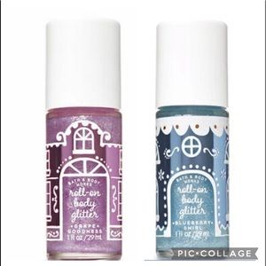 Bath and body Works roll on body glitter!